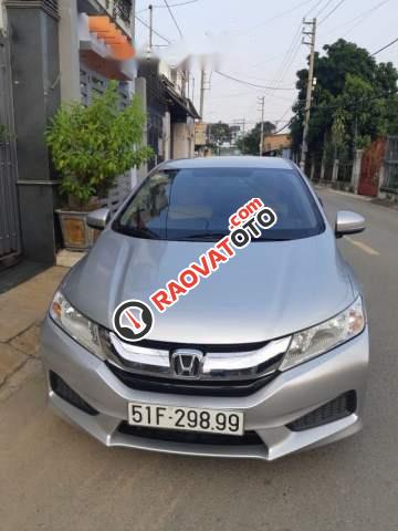 Bán Honda City 1.5 MT năm sản xuất 2015, màu bạc, giá tốt-0