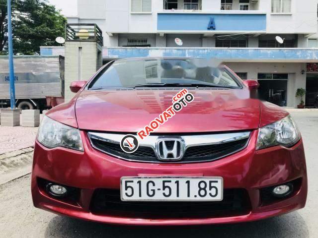 Bán Honda Civic 1.8 2010, màu đỏ số tự động, giá chỉ 430 triệu-5