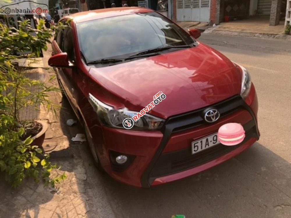 Cần bán lại xe Toyota Yaris 1.3E đời 2014, màu đỏ, xe nhập còn mới-1