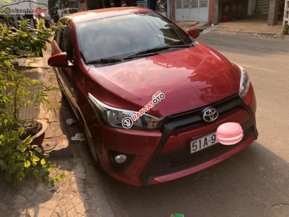 Cần bán lại xe Toyota Yaris 1.3E đời 2014, màu đỏ, xe nhập còn mới-4