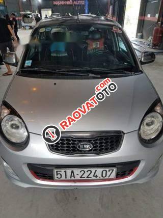 Cần bán gấp Kia Morning SX AT đời 2011, màu bạc-0