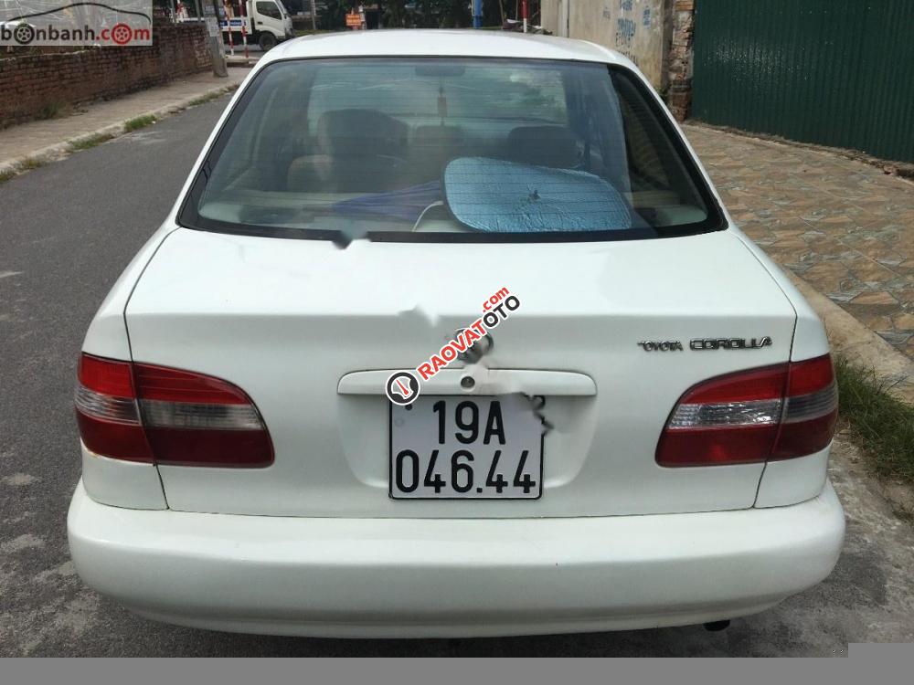 Bán ô tô Toyota Corolla 1.3 MT sản xuất 2001, màu trắng-0