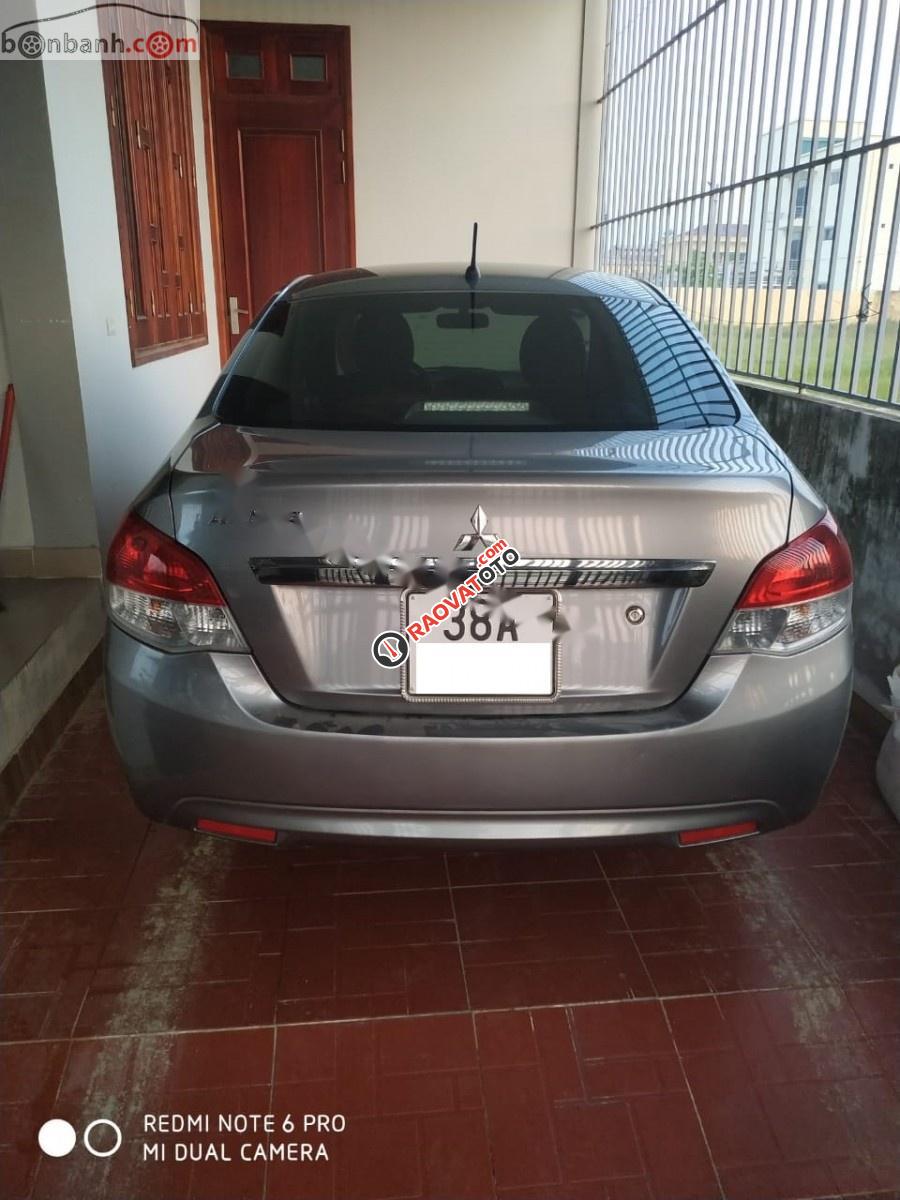 Bán Mitsubishi Attrage 1.2CVT 2017, màu xám, xe nhập-1