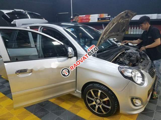 Cần bán gấp Kia Morning SX AT đời 2011, màu bạc-1