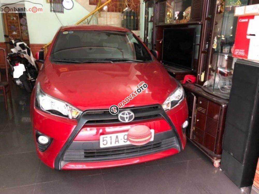 Cần bán lại xe Toyota Yaris 1.3E đời 2014, màu đỏ, xe nhập còn mới-3