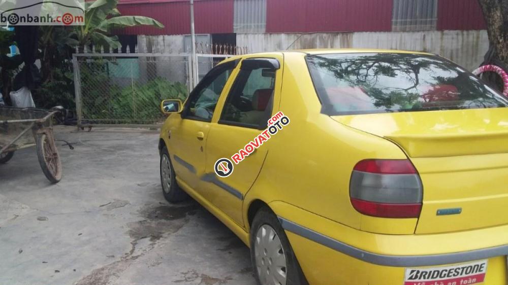 Cần bán gấp Fiat Siena HLX 1.6 đời 2003, màu vàng xe gia đình-2