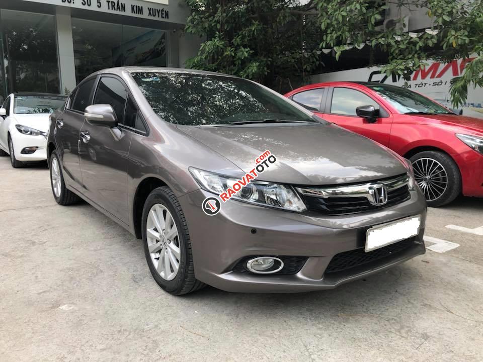 Bán Honda Civic 2.0 AT đời 2014, màu xám (ghi), giá 615tr-1