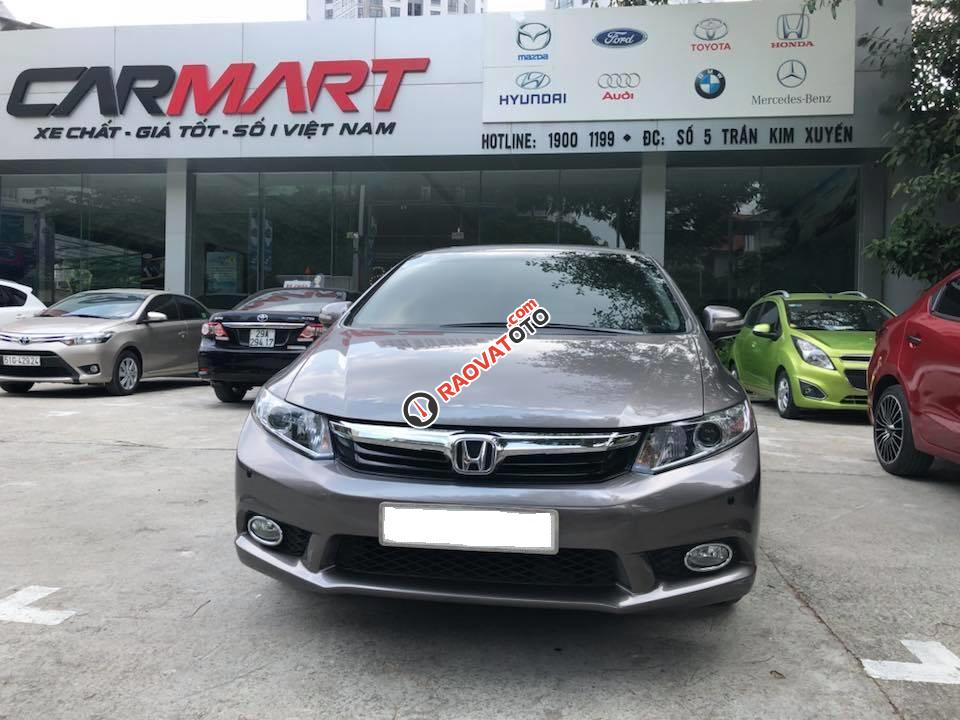 Bán Honda Civic 2.0 AT đời 2014, màu xám (ghi), giá 615tr-0