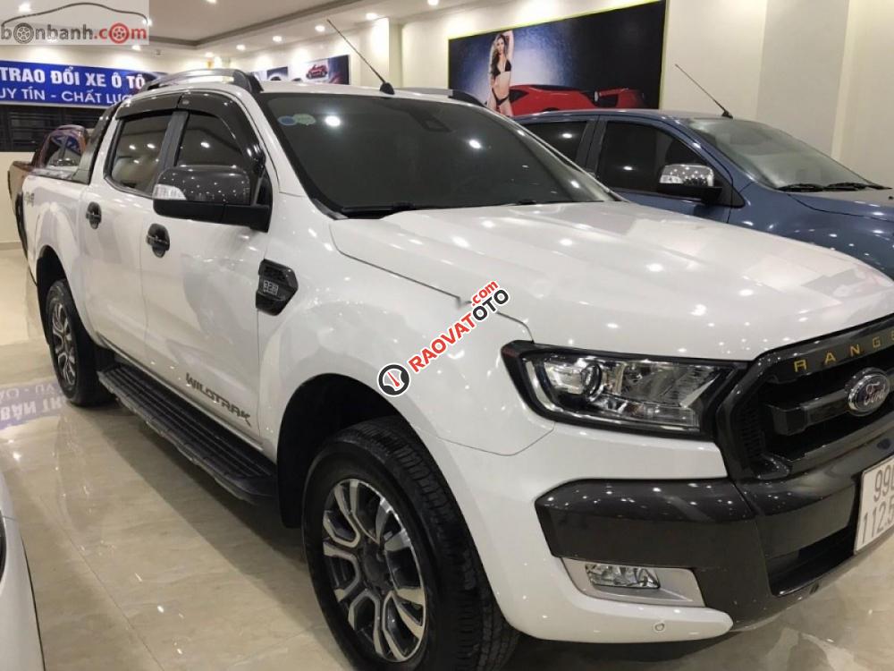Bán Ford Ranger Wildtrak 3.2L AT sản xuất 2017, màu trắng, xe nhập, giá chỉ 840 triệu-1