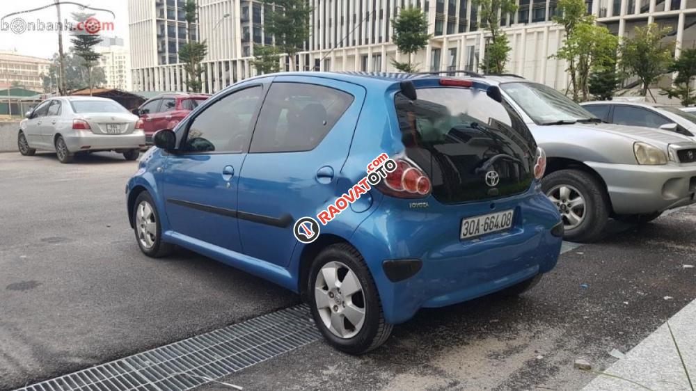 Bán ô tô Toyota Aygo 1.0 AT đời 2009, màu xanh lam, xe nhập -5