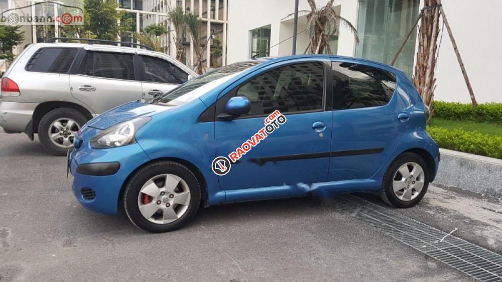 Bán ô tô Toyota Aygo 1.0 AT đời 2009, màu xanh lam, xe nhập -2