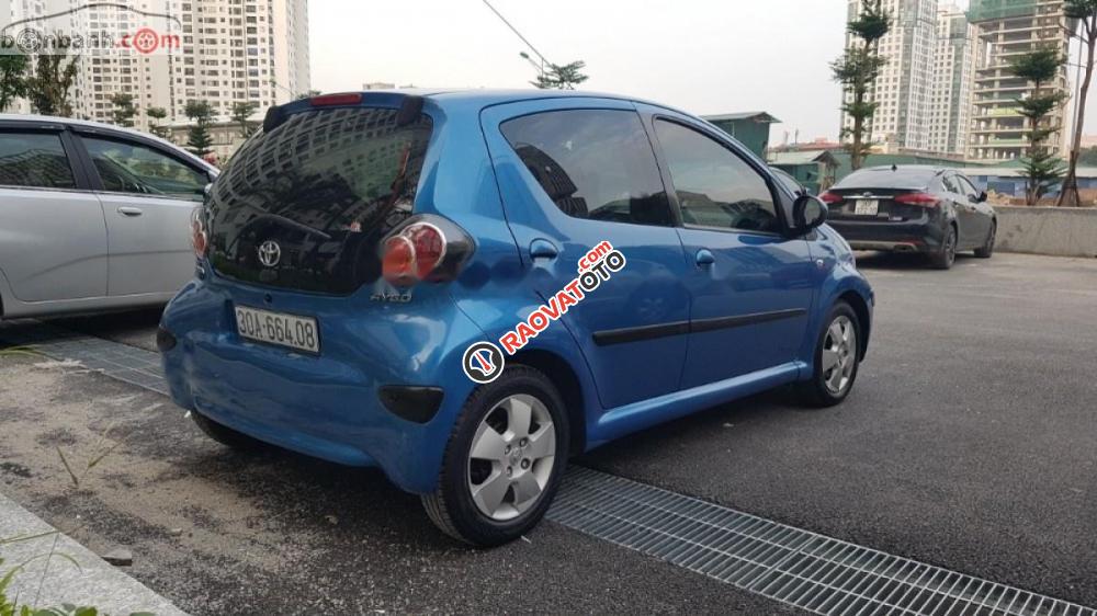 Bán ô tô Toyota Aygo 1.0 AT đời 2009, màu xanh lam, xe nhập -3