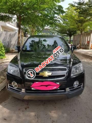 Bán Chevrolet Captiva MAXX sản xuất 2009, màu đen  -0