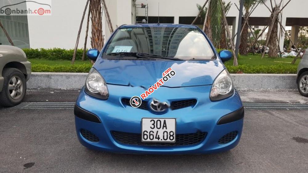 Bán ô tô Toyota Aygo 1.0 AT đời 2009, màu xanh lam, xe nhập -0