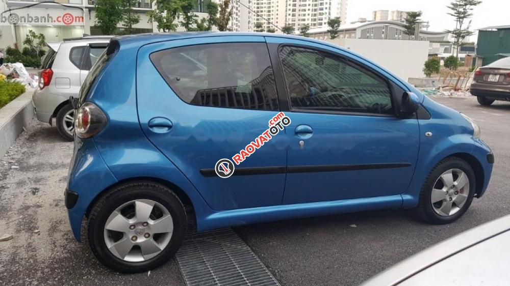 Bán ô tô Toyota Aygo 1.0 AT đời 2009, màu xanh lam, xe nhập -1