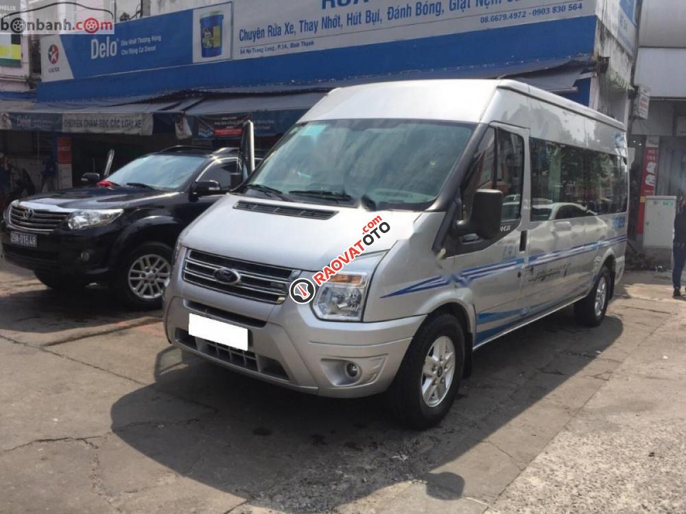 Cần bán xe cũ Ford Transit Luxury 2013, màu bạc-1