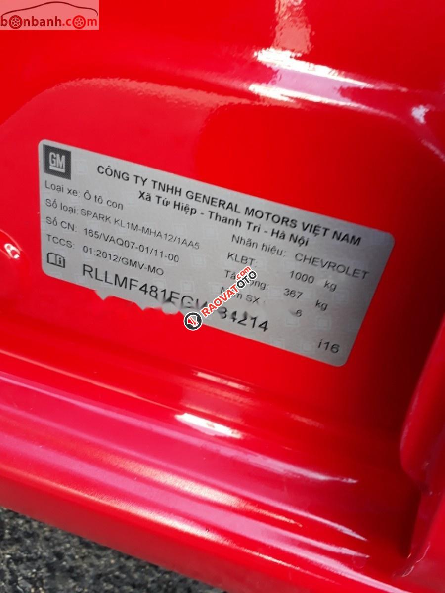 Bán ô tô Chevrolet Spark LT 1.0 MT đời 2016, màu đỏ  -2