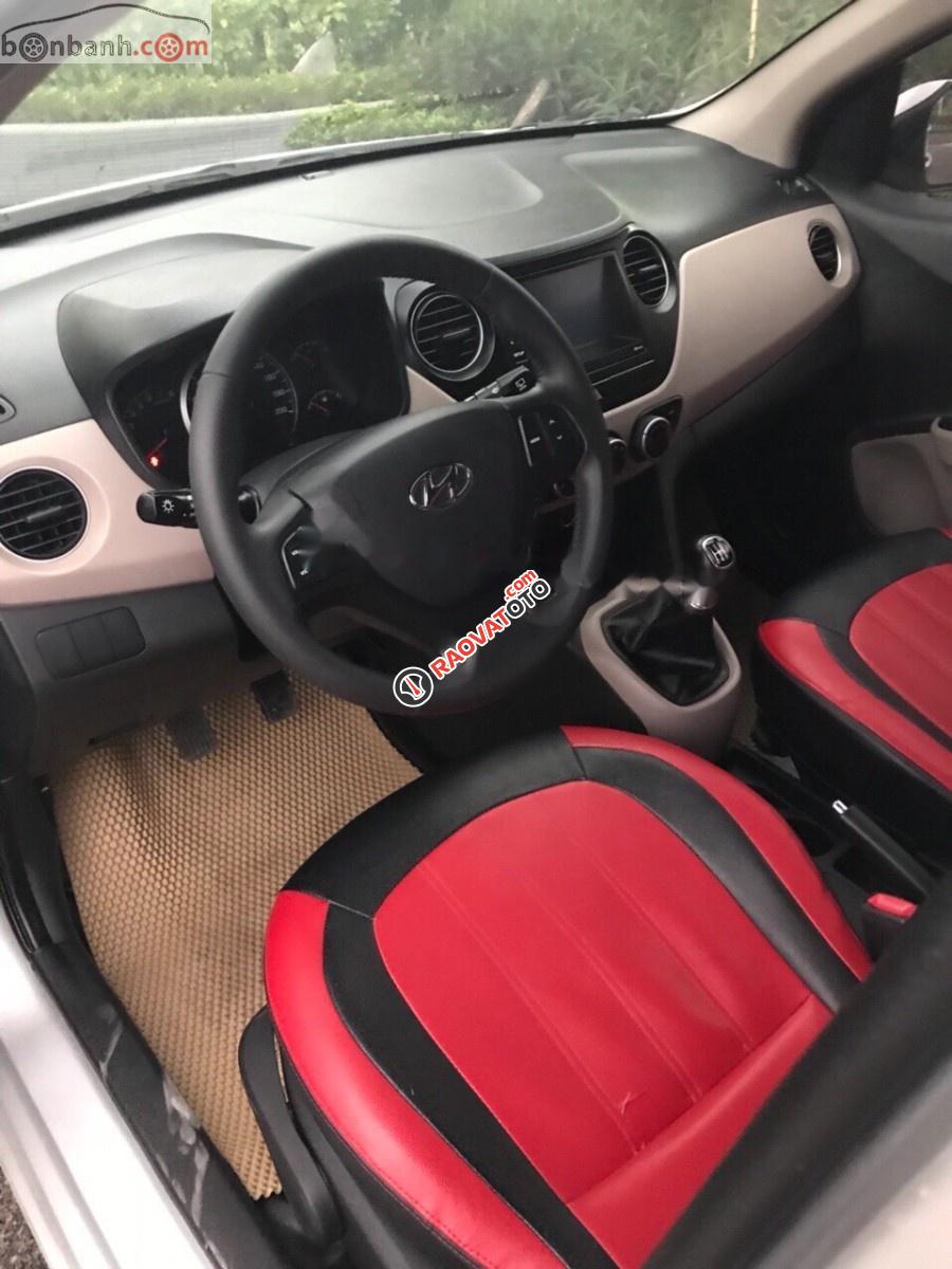 Bán xe Hyundai Grand i10 1.0 MT Base đời 2017, màu bạc, nhập khẩu nguyên chiếc giá cạnh tranh-4