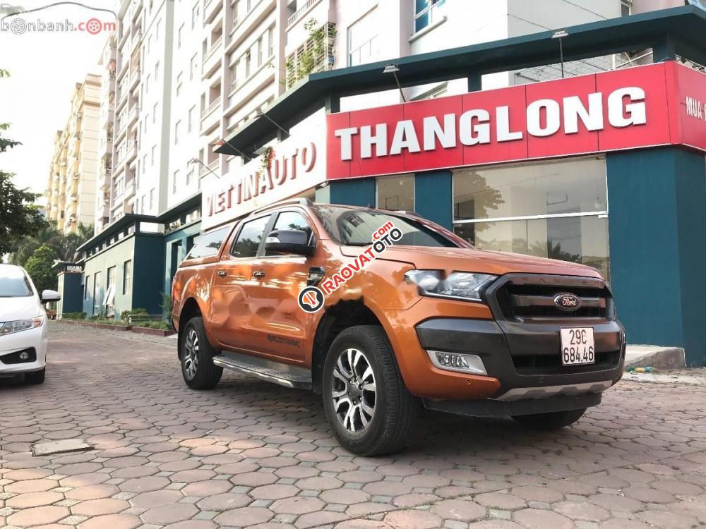 Bán Ford Ranger Wildtrak 2.2L 4x4 AT đời 2017, nhập khẩu, màu cam-7
