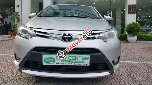 Cần bán lại xe Toyota Vios 1.5G AT 2016, màu bạc, giá tốt-0