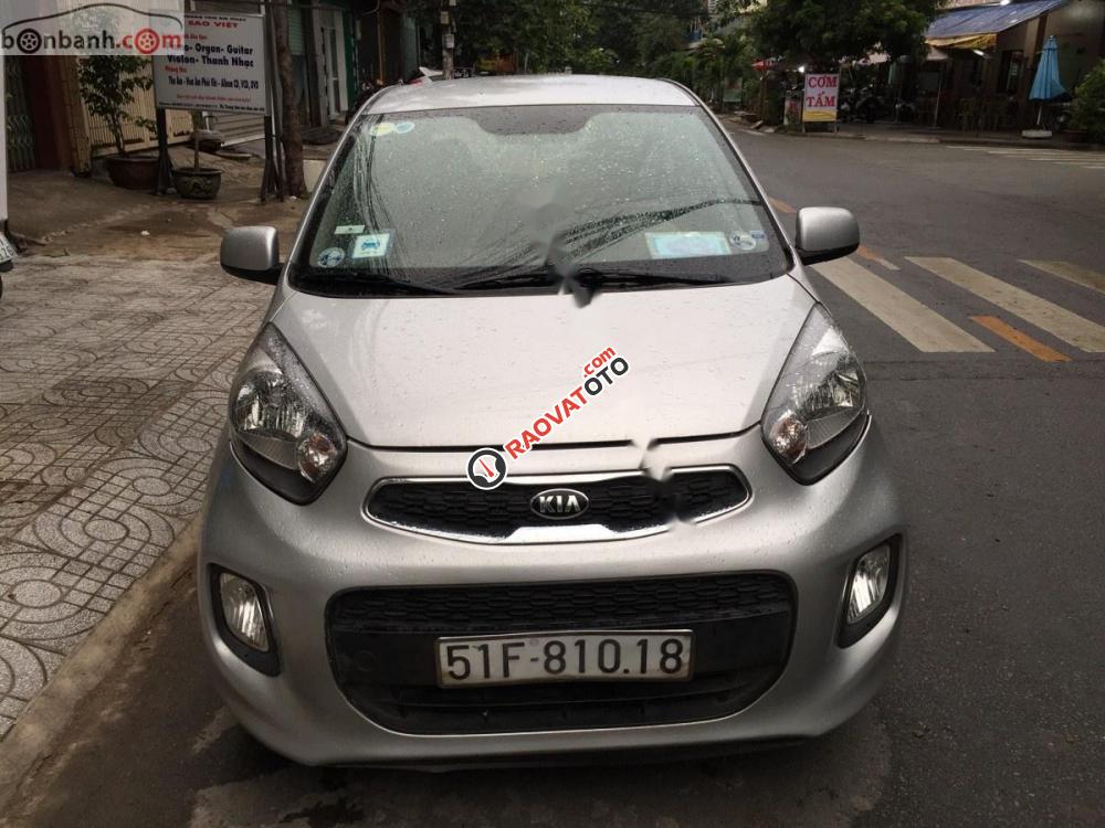 Bán Kia Morning EXMT 1.25 2016, màu bạc, số sàn-1