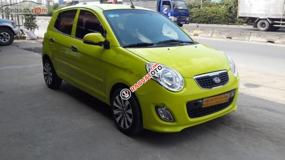 Gia đình bán xe Kia Morning SX sản xuất 2012, màu vàng chanh-4