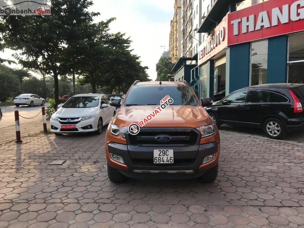 Bán Ford Ranger Wildtrak 2.2L 4x4 AT đời 2017, nhập khẩu, màu cam-5