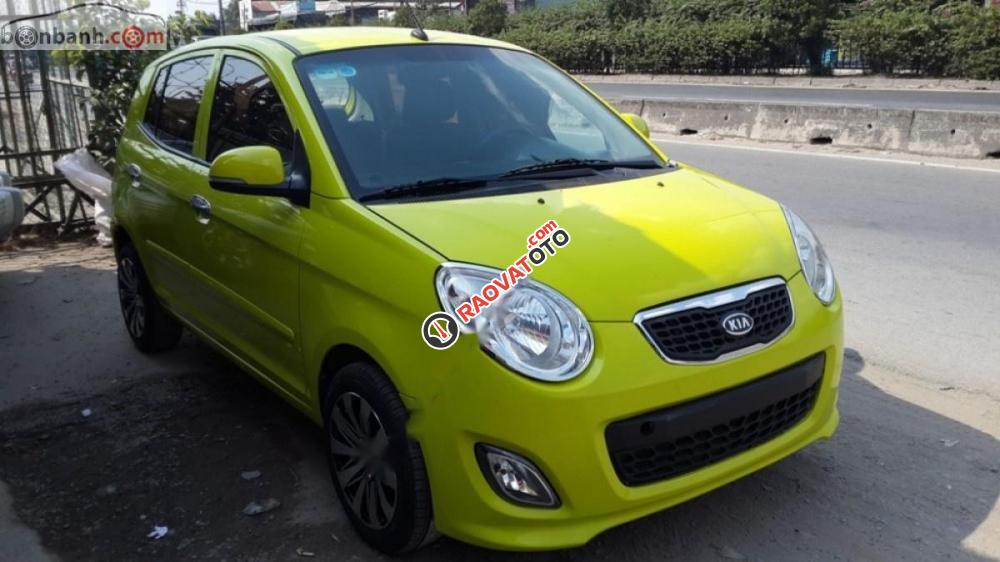 Gia đình bán xe Kia Morning SX sản xuất 2012, màu vàng chanh-1