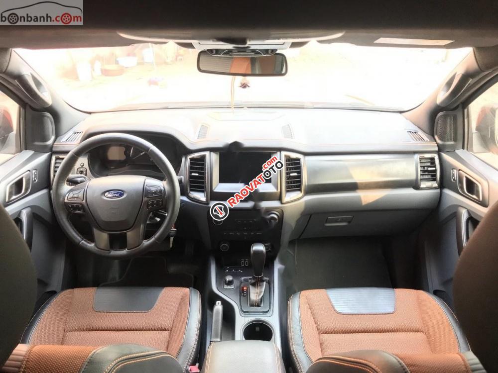 Bán Ford Ranger Wildtrak 2.2L 4x4 AT đời 2017, nhập khẩu, màu cam-0