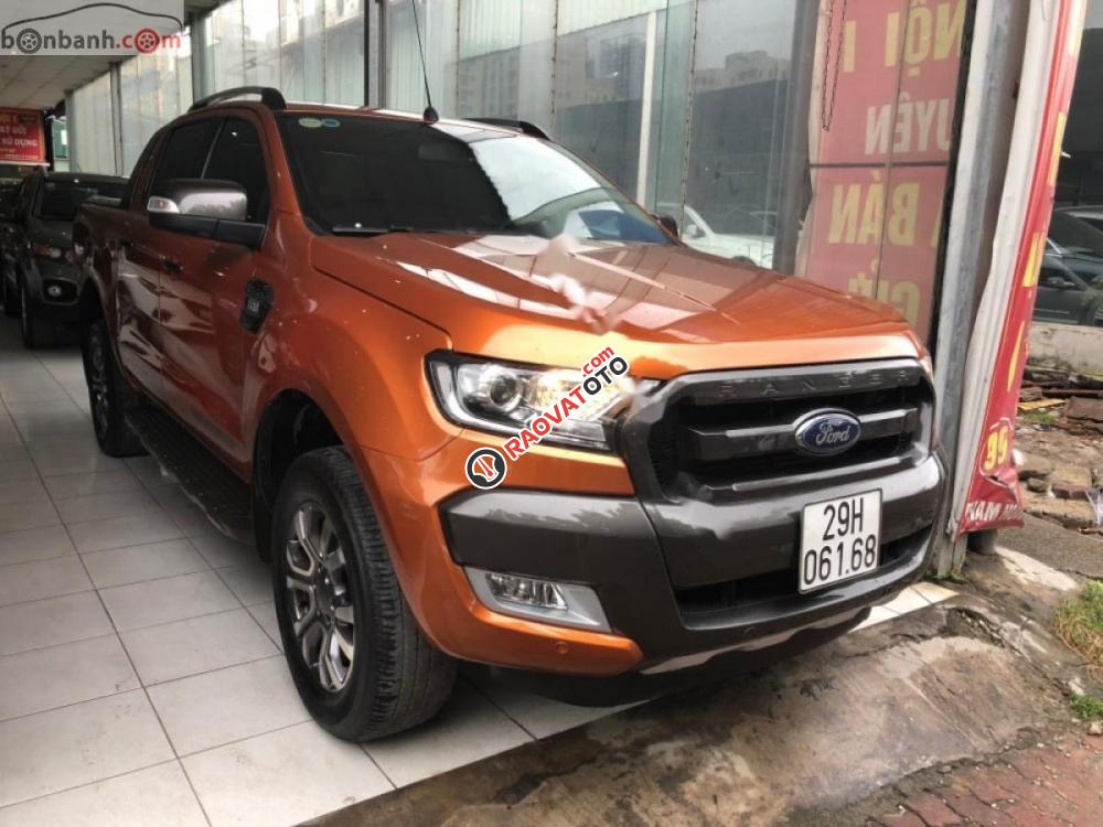 Bán Ford Ranger Wildtrak 2.2L 4x4 AT sản xuất năm 2017, màu nâu -8