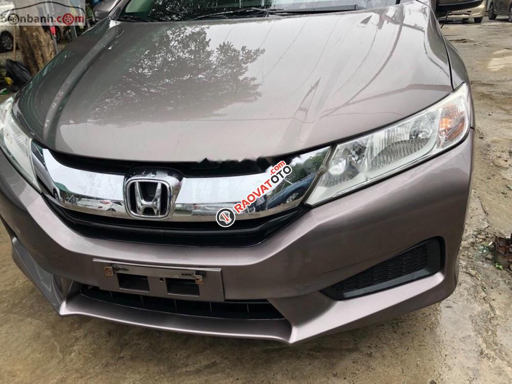Cần bán gấp Honda City 1.5 MT đời 2015, màu nâu -0