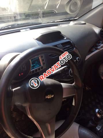 Bán Chevrolet Spark 1.2 LT đời 2012, màu bạc giá cạnh tranh-1