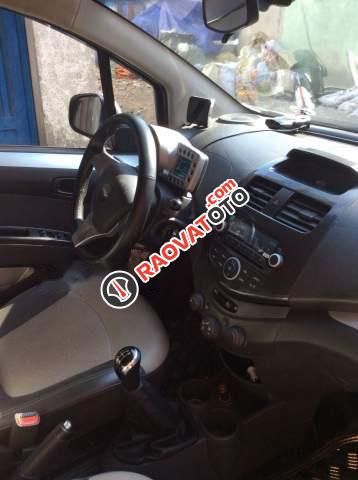 Bán Chevrolet Spark 1.2 LT đời 2012, màu bạc giá cạnh tranh-4