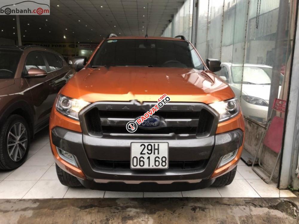Bán Ford Ranger Wildtrak 2.2L 4x4 AT sản xuất năm 2017, màu nâu -7