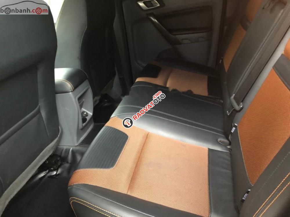 Bán Ford Ranger Wildtrak 2.2L 4x4 AT sản xuất năm 2017, màu nâu -0
