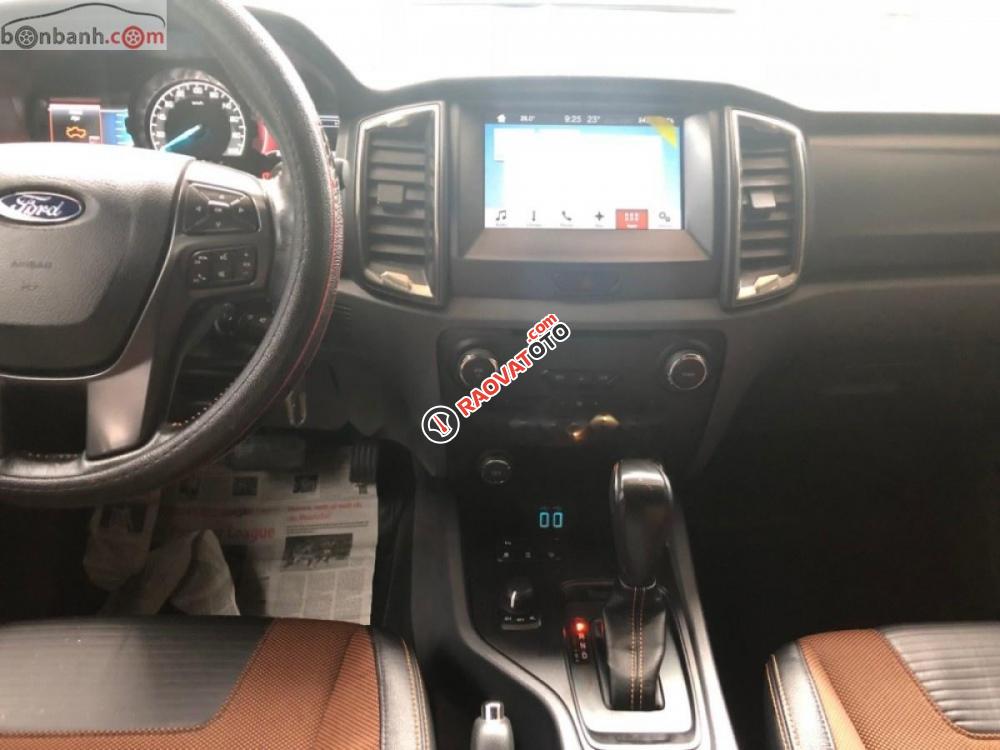 Bán Ford Ranger Wildtrak 2.2L 4x4 AT sản xuất năm 2017, màu nâu -4
