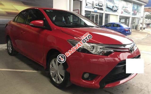 Cần bán Toyota Vios G 1.5AT sản xuất 2014, màu đỏ, số tự động, máy xăng, đăng ký biển SG-4