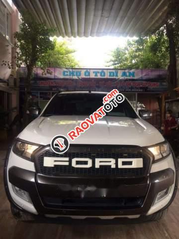 Bán Ford Ranger Wildtrack 3.2 2015, màu trắng-5
