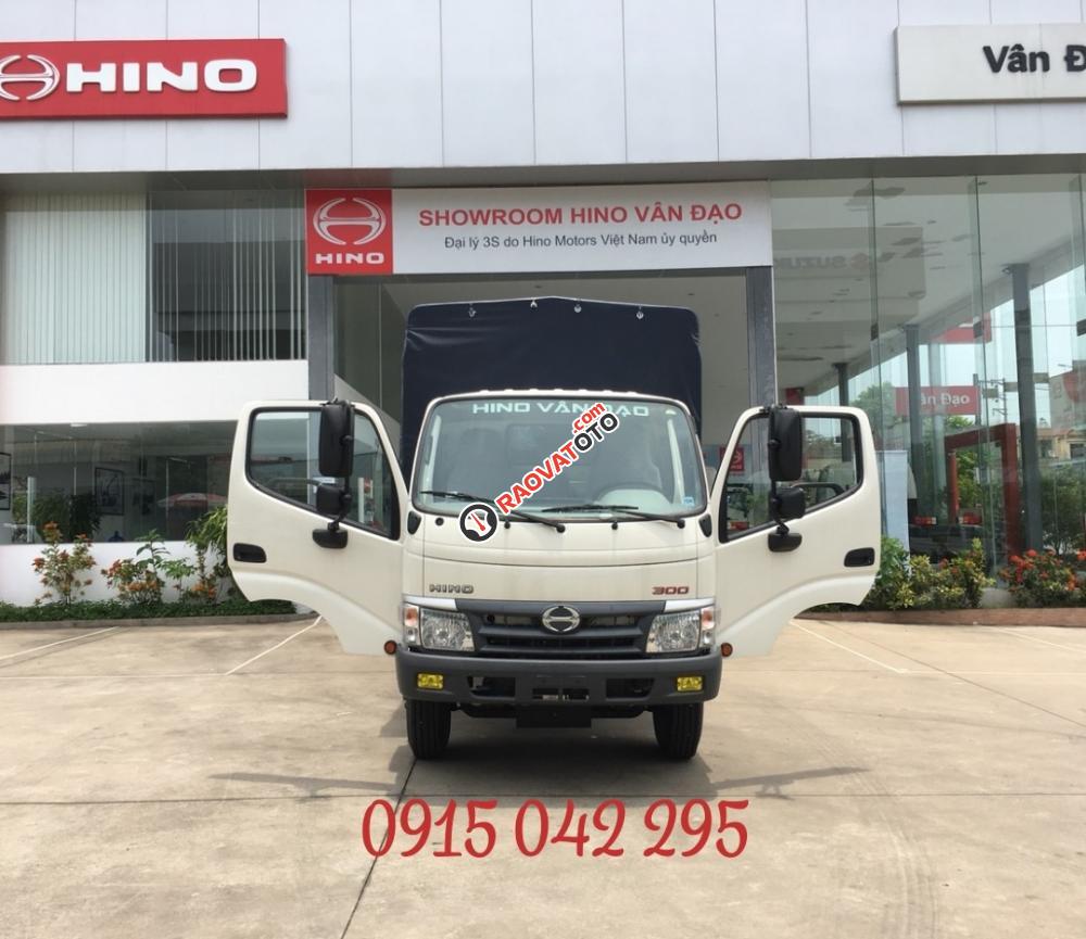 Bán Hino Dutro XZU352 đời 2018, màu trắng, nhập khẩu nguyên chiếc, siêu dài 5,8m, tải trọng 3,5 tấn-0