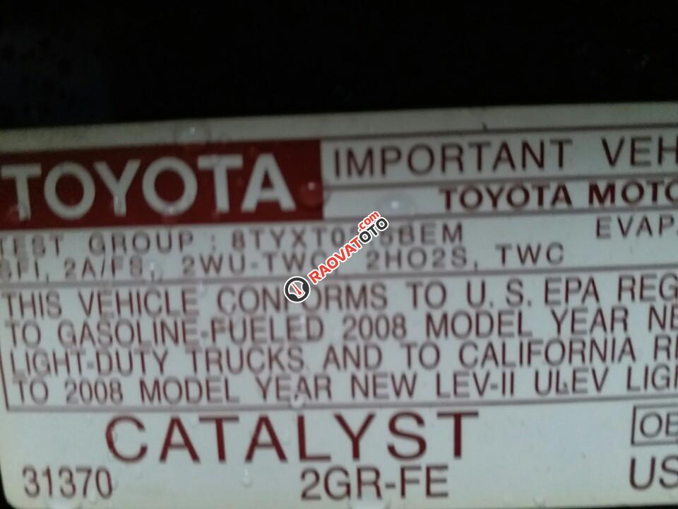 Cần bán xe Toyota Sienna XLE đời 2008, nhập khẩu nguyên chiếc -4