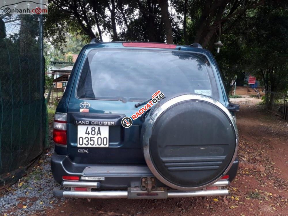 Bán Toyota Land Cruiser GX 4.5 năm 2003, màu xanh  -0