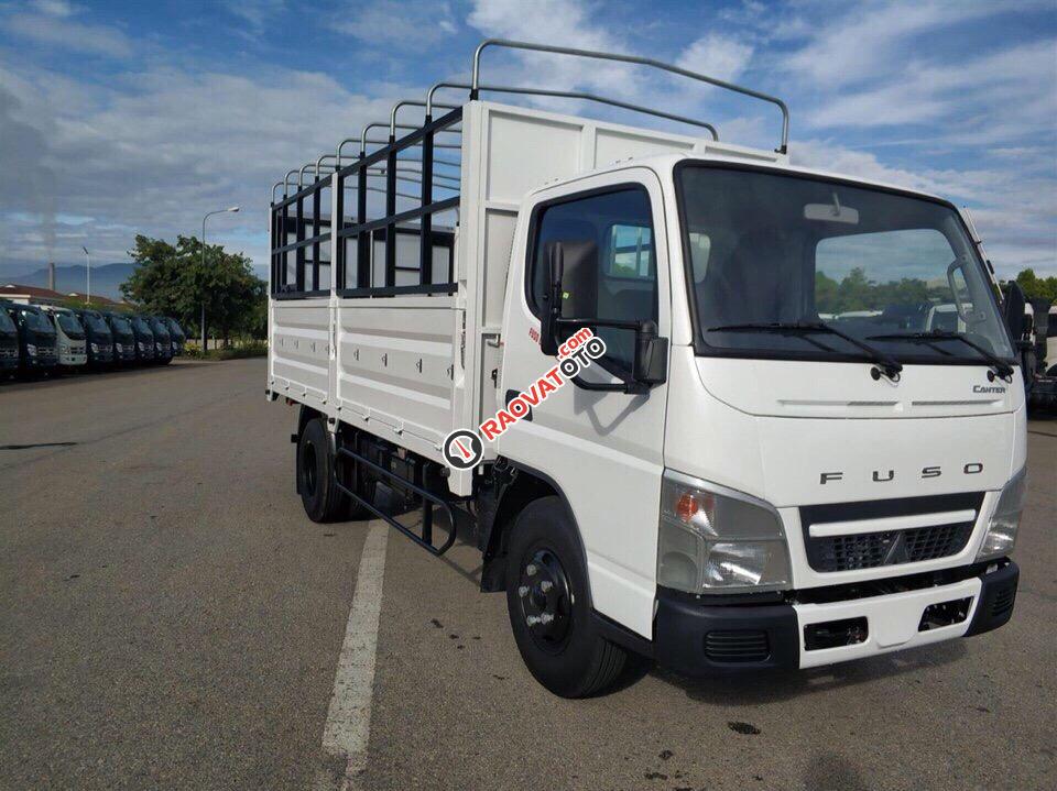 Bán xe tải Fuso Canter 4.99 tại Bình Dương, đời 2018, E4 tải trọng 2.1 tấn, hàng nhập khẩu-0