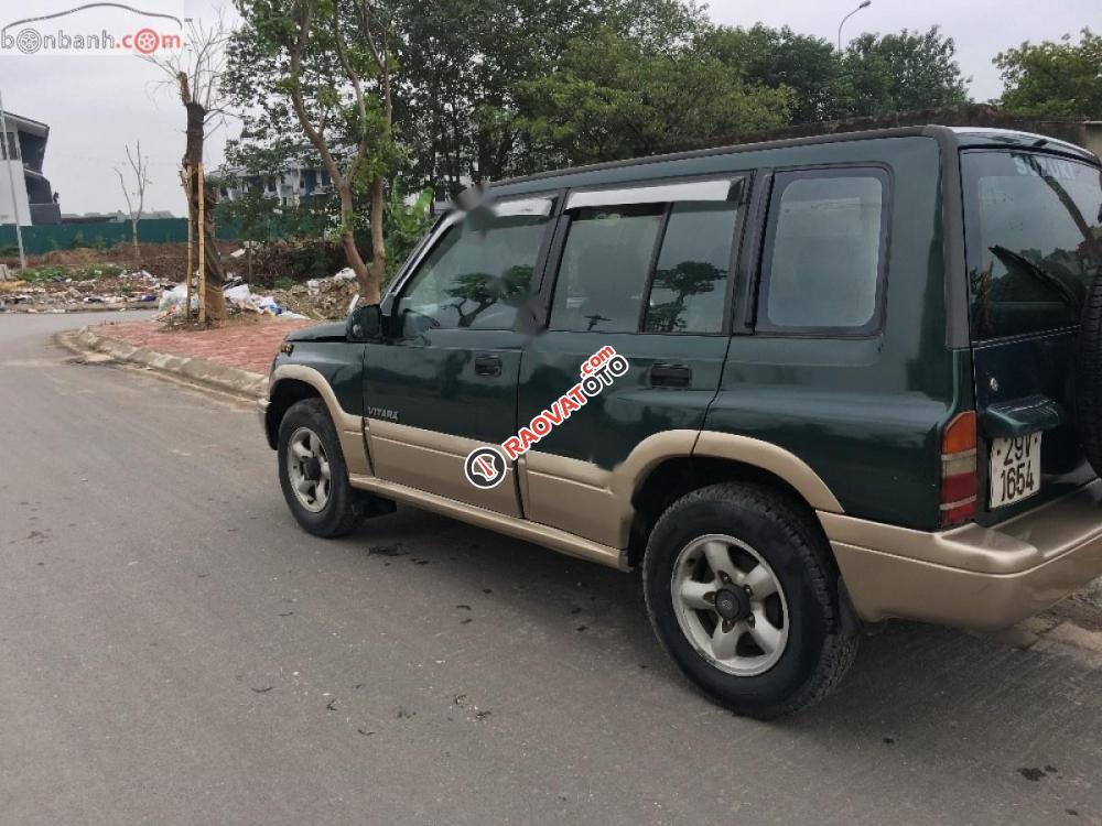 Bán ô tô Suzuki Vitara JLX năm 2004, màu xanh lam chính chủ-0