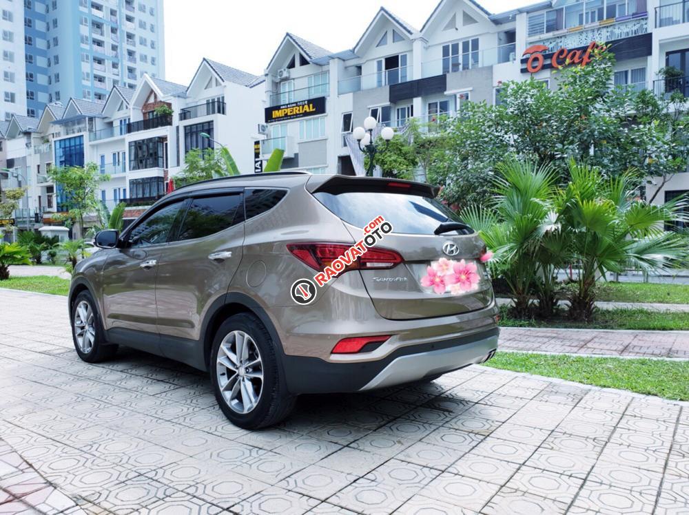 Bán Hyundai Santa Fe 2.2 full dầu, vàng cát-1