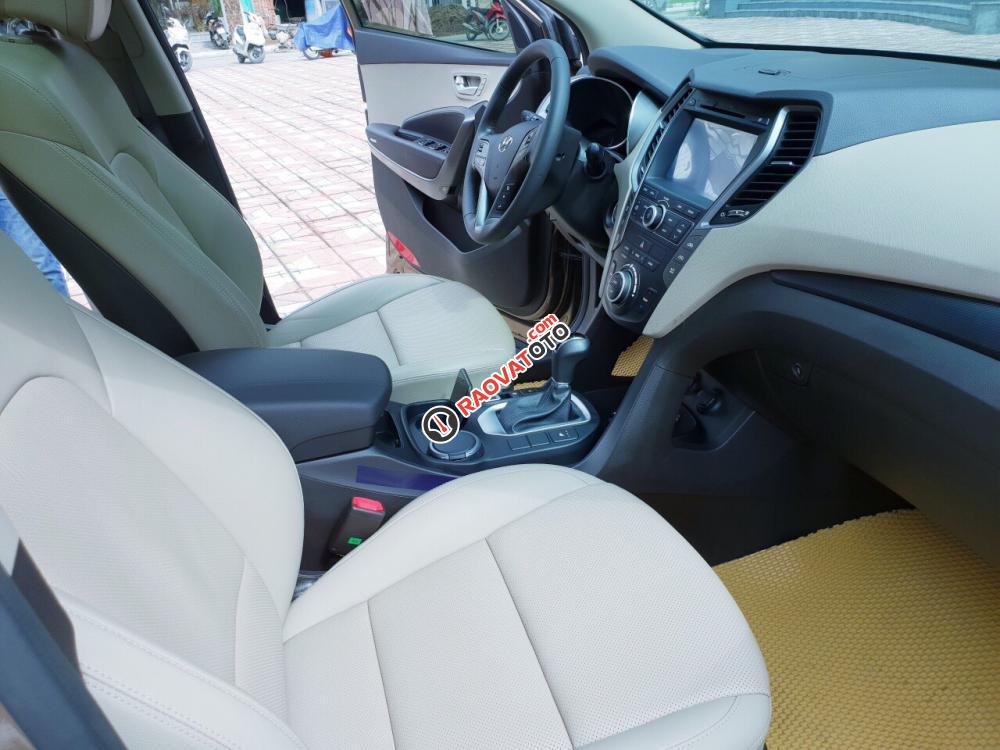 Bán Hyundai Santa Fe 2.2 full dầu, vàng cát-14