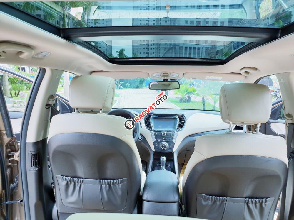 Bán Hyundai Santa Fe 2.2 full dầu, vàng cát-4