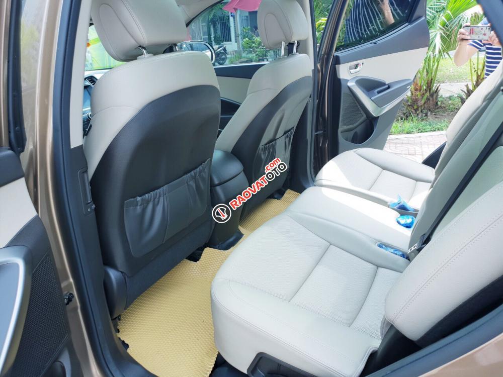 Bán Hyundai Santa Fe 2.2 full dầu, vàng cát-9
