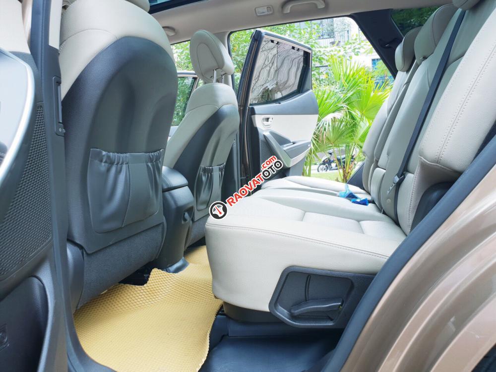 Bán Hyundai Santa Fe 2.2 full dầu, vàng cát-6