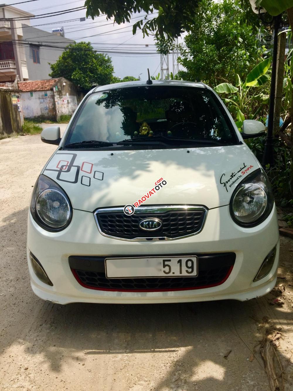 Bán Kia Morning SX đời 2012, màu trắng-1