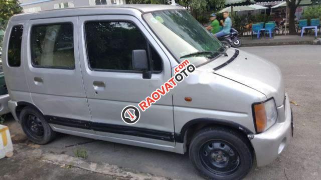 Cần bán lại xe Suzuki Wagon R sản xuất 2002, màu bạc chính chủ, giá chỉ 75 triệu-2